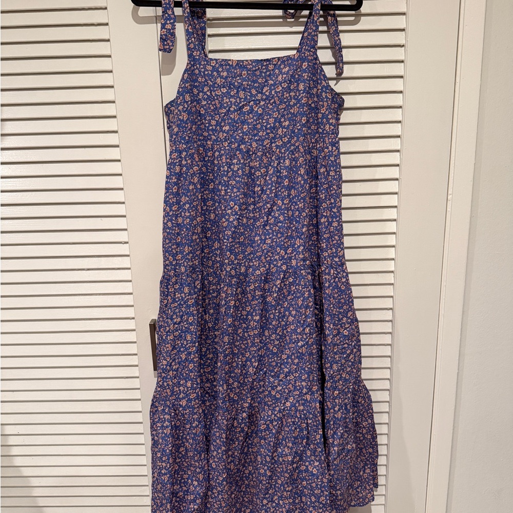 Madewell Blue Floral Dress